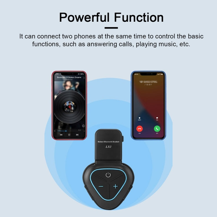 LX1 Motorcycle Half Helmet Waterproof Wireless 5.3 Bluetooth Headset, Version: English(Classic Green) - Motorcycle Walkie Talkie by PMC TechLife | Online Shopping South Africa | PMC TechLife | Buy Now Pay Later Mobicred