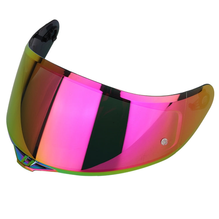 Motorcycle Helmet Lens with Anti-fog Spikes for SOMAN K1/K3SV/K5, Color: Tea Film Revo Purple Red Gold - Helmets by PMC TechLife | Online Shopping South Africa | PMC TechLife | Buy Now Pay Later Mobicred