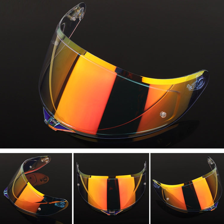 Motorcycle Helmet Lens with Anti-fog Spikes for SOMAN K1/K3SV/K5, Color: Transparent REVO Red - Helmets by PMC Jewellery | Online Shopping South Africa | PMC Jewellery