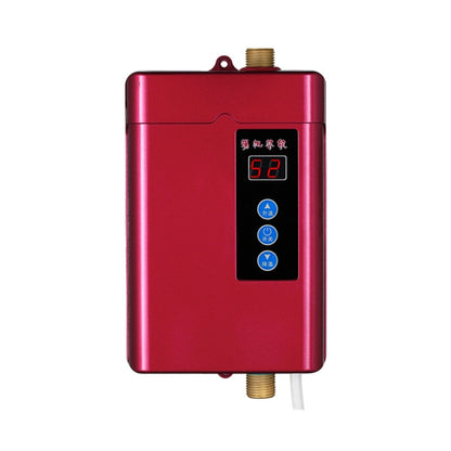 US Plug 3000W  Electric Water Heater With Remote Control Adjustable Temperate(Red) - Water Heaters & Accessories by PMC Jewellery | Online Shopping South Africa | PMC Jewellery