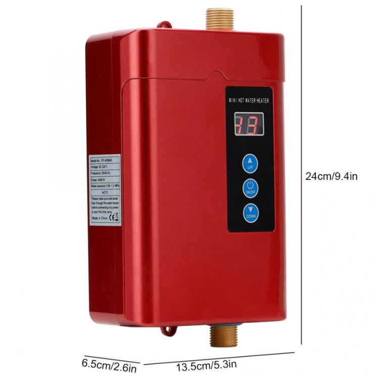 UK Plug 3000W  Electric Water Heater With Remote Control Adjustable Temperate(Black) - free shipping - PMC TechLife - Order now!