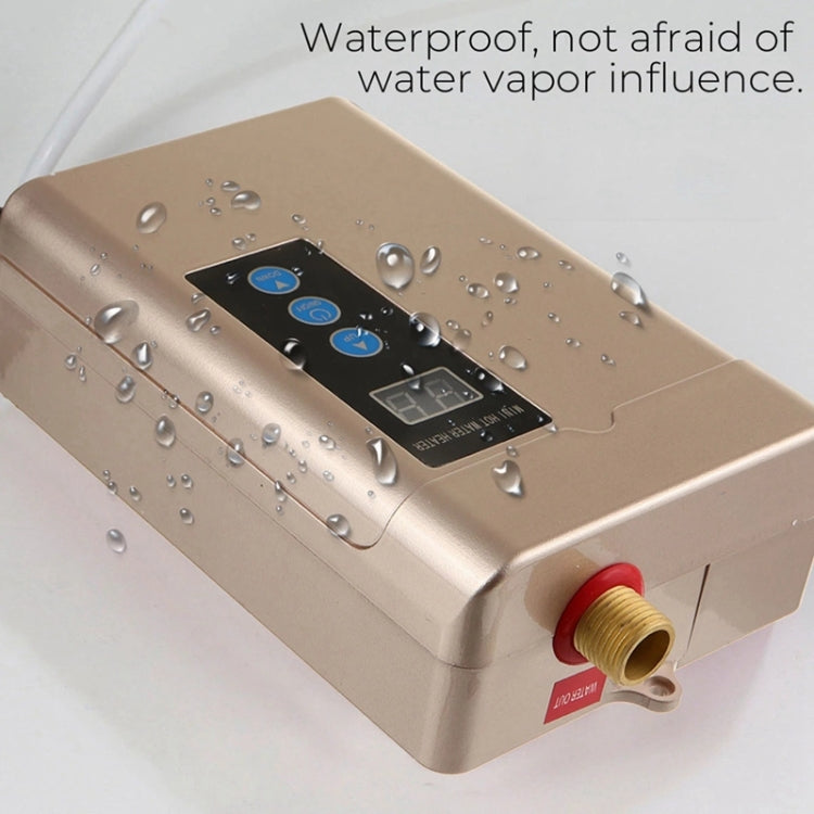 AU Plug 4000W Electric Water Heater With Remote Control Adjustable Temperate(Gold) - free shipping - PMC TechLife - Order now!