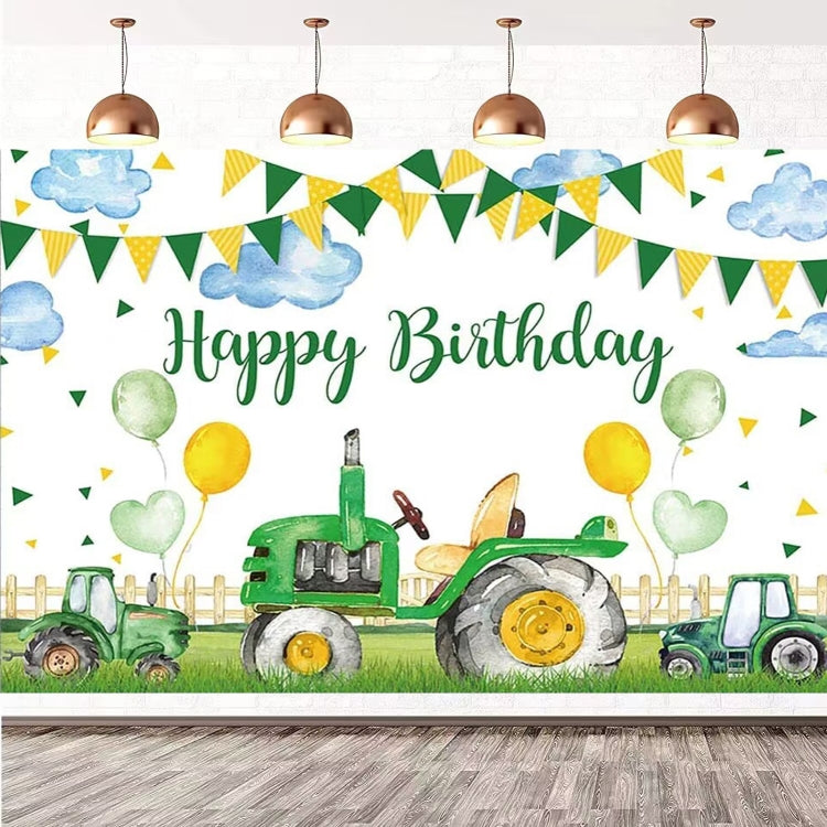 150x210cm Farm Tractor Photography Backdrop Cloth Birthday Party Decoration Supplies - Birthday Party by PMC TechLife | Online Shopping South Africa | PMC TechLife