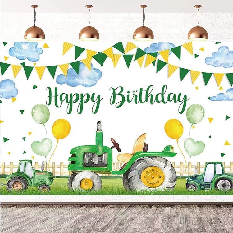 150x210cm Farm Tractor Photography Backdrop Cloth Birthday Party Decoration Supplies - Birthday Party by PMC Jewellery | Online Shopping South Africa | PMC Jewellery