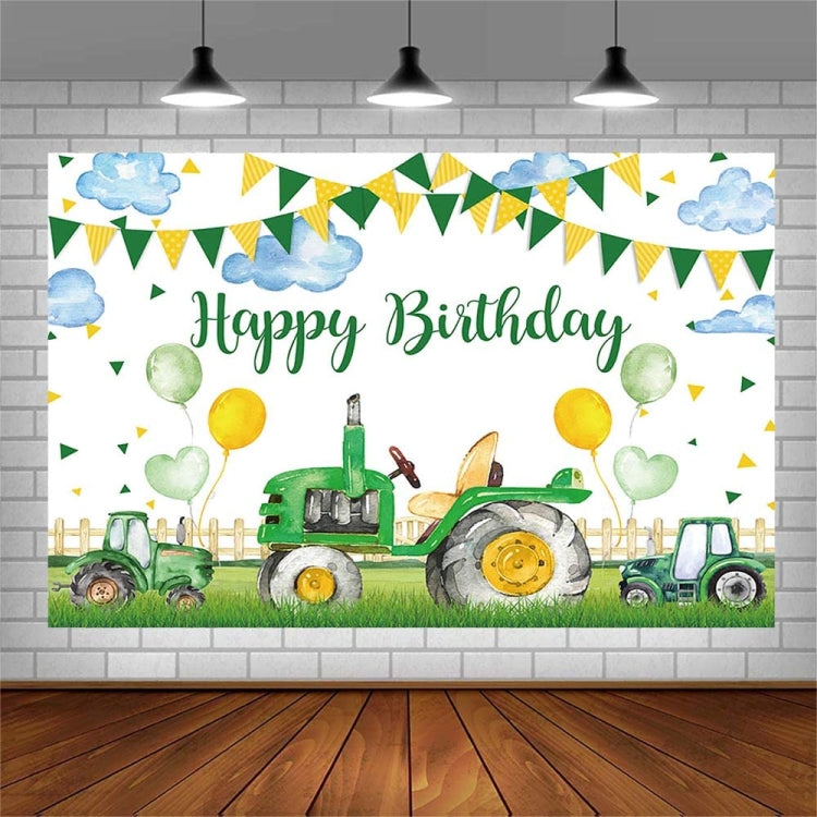 150x210cm Farm Tractor Photography Backdrop Cloth Birthday Party Decoration Supplies - Birthday Party by PMC TechLife | Online Shopping South Africa | PMC TechLife