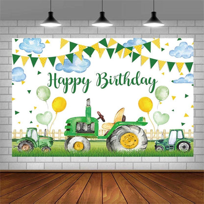 150x210cm Farm Tractor Photography Backdrop Cloth Birthday Party Decoration Supplies - Birthday Party by PMC Jewellery | Online Shopping South Africa | PMC Jewellery