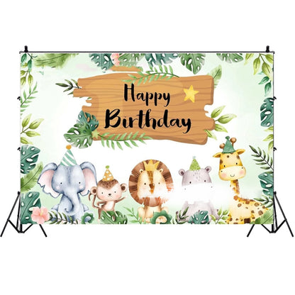 210x150cm Animal Kids Birthday Party Backdrop Cloth Tapestry Decoration Backdrop Banner Cloth - Birthday Party by PMC Jewellery | Online Shopping South Africa | PMC Jewellery