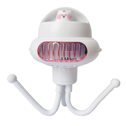 Shaking Head Stroller Fan Leafless Octopus Mute Portable Mini Fan Normal Version (White) - Electric Fans by PMC Jewellery | Online Shopping South Africa | PMC Jewellery | Buy Now Pay Later Mobicred