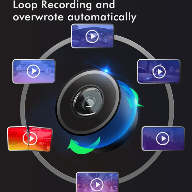 Anytek M12+ 9.66 Inch Large Screen Dual-Record Driving Recorder 2K Touch Screen Parking Video Reversing Image - free shipping - PMC TechLife - Order now!
