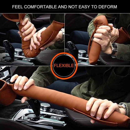 Car Seat Gap Leak-Proof Plugs Debris Storage Bag, Color: Dark Brown Co-pilot - Stowing Tidying by PMC Jewellery | Online Shopping South Africa | PMC Jewellery | Buy Now Pay Later Mobicred