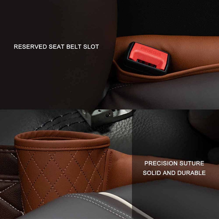 Car Seat Gap Leak-Proof Plugs Debris Storage Bag, Color: Brown Co-pilot - Stowing Tidying by PMC TechLife | Online Shopping South Africa | PMC TechLife | Buy Now Pay Later Mobicred