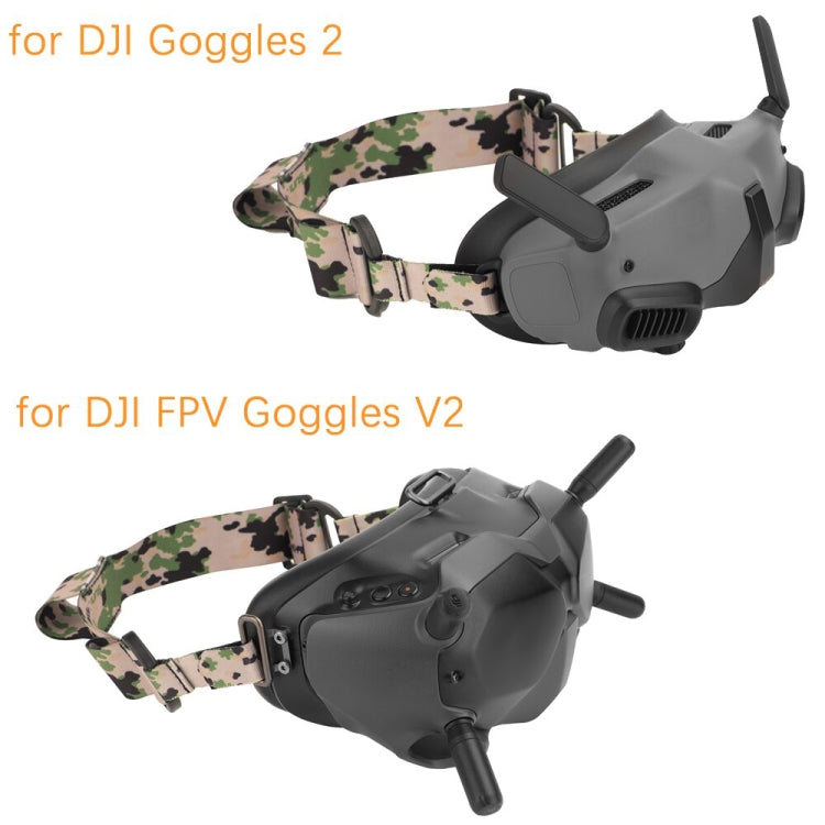 Sunnylife TD487 For DJI Avata / FPV Goggles V2 Color Headband Fixed Elastic Strap(Camouflage) - Other Accessories by Sunnylife | Online Shopping South Africa | PMC TechLife | Buy Now Pay Later Mobicred