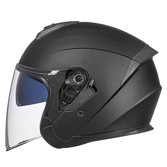 GXT Electric Vehicle Four Seasons Sun Protection & Windshield Double Lens Helmet, Size: M(Matt Black) - Helmets by GXT | Online Shopping South Africa | PMC Jewellery | Buy Now Pay Later Mobicred