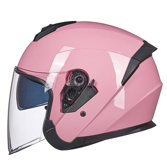 GXT Electric Vehicle Four Seasons Sun Protection & Windshield Double Lens Helmet, Size: L(Light Pink) - Helmets by GXT | Online Shopping South Africa | PMC Jewellery | Buy Now Pay Later Mobicred