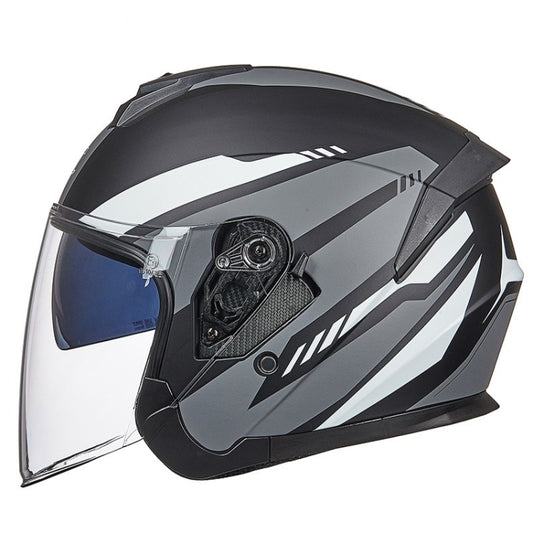 GXT Electric Vehicle Four Seasons Sun Protection & Windshield Double Lens Helmet, Size: XL(Matt Black Gray) - Helmets by GXT | Online Shopping South Africa | PMC Jewellery | Buy Now Pay Later Mobicred