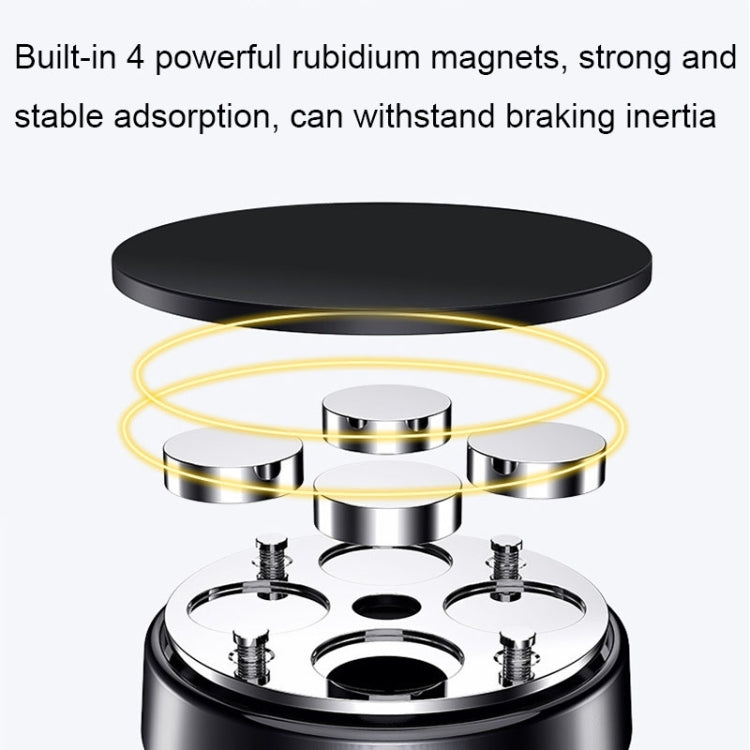 Air Outlet Type Aluminum Alloy Car Magnetic Suction Bracket Navigation Phone Holder(Gold) - free shipping - PMC TechLife - Order now!