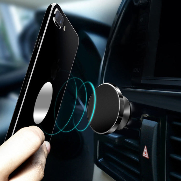 Air Outlet Type Aluminum Alloy Car Magnetic Suction Bracket Navigation Phone Holder(Gold) - free shipping - PMC TechLife - Order now!