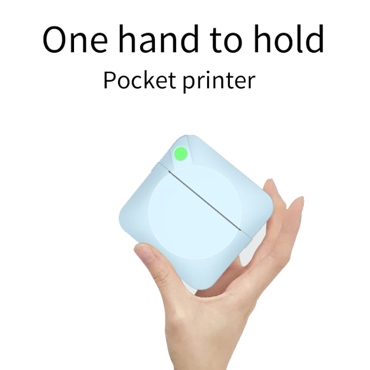 C17 Bluetooth Pocket Mini Label Printer Inkless Thermal Printer Wireless Photo Printer(Blue) - Printer by PMC TechLife | Online Shopping South Africa | PMC TechLife | Buy Now Pay Later Mobicred