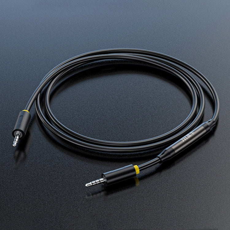 1m JINGHUA 3.5mm Cable Audio Conversion Microphone Two-way Transcriber - Audio Adapter by JINGHUA | Online Shopping South Africa | PMC TechLife | Buy Now Pay Later Mobicred