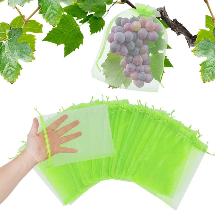 100pcs /Pack  Fruit Protection Bag Anti-Insect And Anti-Bird Net Bag 13 x 18cm(Gold) - free shipping - PMC TechLife - Order now!