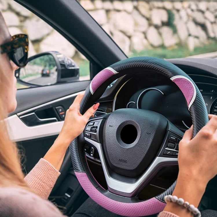 38cm Cute Rabbit Women Cartoon Car Steering Wheel Cover, Color: Round Black - Steering Wheel Accessories by PMC TechLife | Online Shopping South Africa | PMC TechLife | Buy Now Pay Later Mobicred