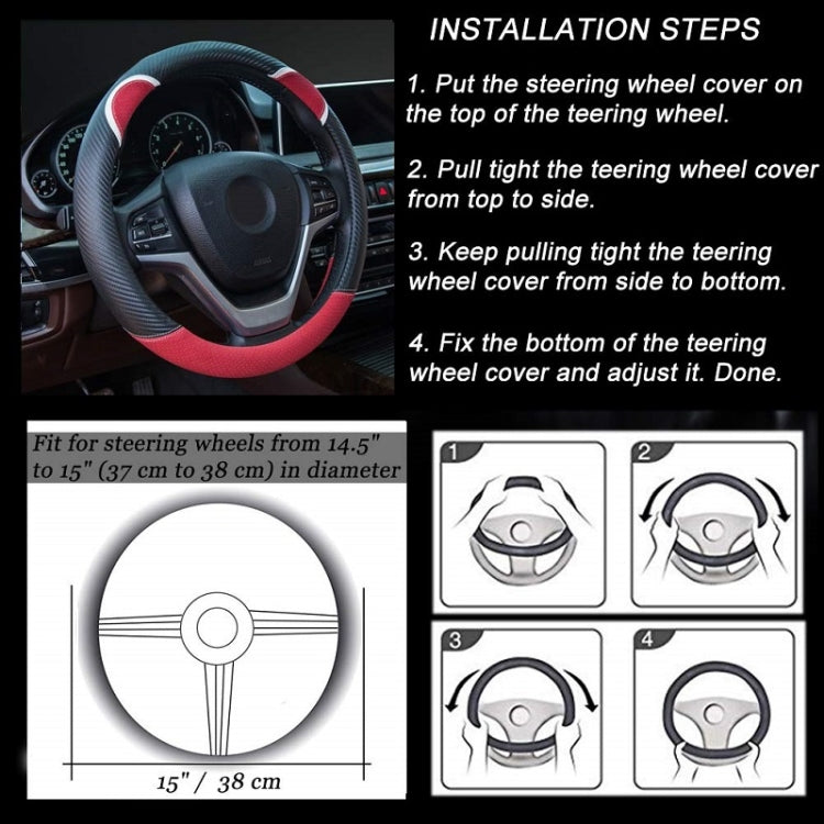 38cm Cute Rabbit Women Cartoon Car Steering Wheel Cover, Color: Round Black Pink - Steering Wheel Accessories by PMC TechLife | Online Shopping South Africa | PMC TechLife | Buy Now Pay Later Mobicred