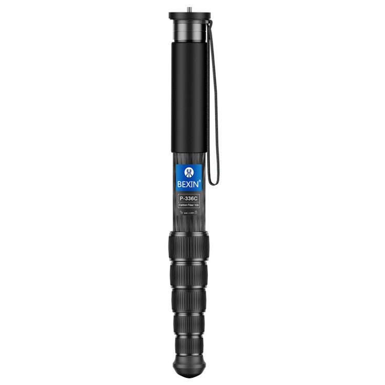 BEXIN P336CF-S Carbon Fiber Monopod Travel Shooting Mobile Phone Live Selfie Bracket Retractable Portable Monopod - Monopods by BEXIN | Online Shopping South Africa | PMC TechLife | Buy Now Pay Later Mobicred