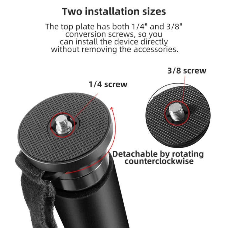 BEXIN P365CF-S Carbon Fiber Monopod Travel Shooting Mobile Phone Live Selfie Bracket Retractable Portable Monopod - Monopods by BEXIN | Online Shopping South Africa | PMC TechLife | Buy Now Pay Later Mobicred