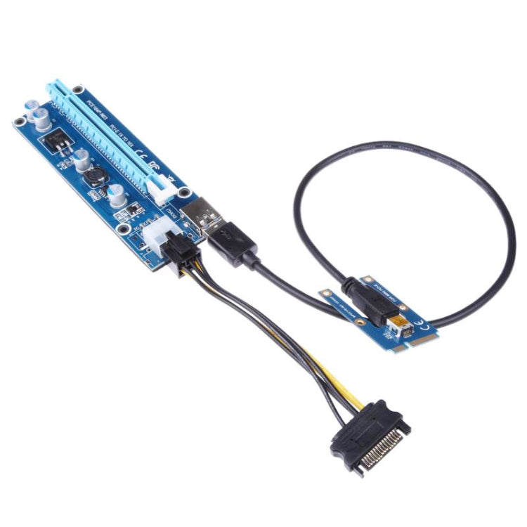 PCE164P-N03 VER006C Mini PCI-E 1X To 16X Riser For Laptop External Image Card, Spec: Blackboard 6pin - Add-on Cards by PMC Jewellery | Online Shopping South Africa | PMC Jewellery