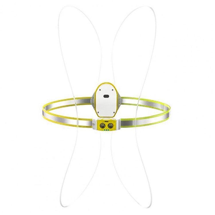 USB Rechargeable Running Light Strap Chest Light(Fluorescent Green) - Reflective Material by PMC TechLife | Online Shopping South Africa | PMC TechLife | Buy Now Pay Later Mobicred