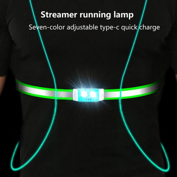 USB Rechargeable Running Light Strap Chest Light(Blue) - free shipping - PMC TechLife - Order now!