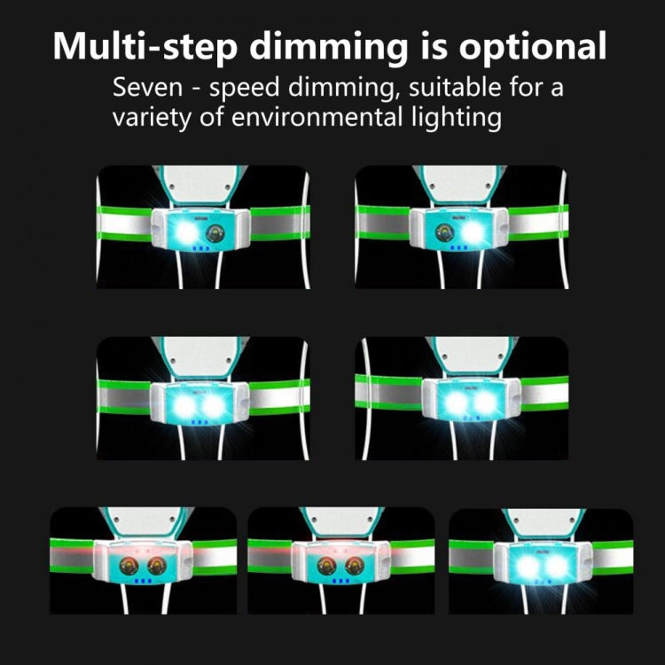 USB Rechargeable Running Light Strap Chest Light(Blue) - free shipping - PMC TechLife - Order now!