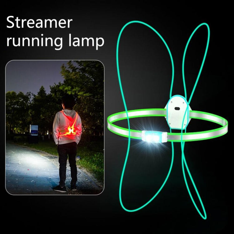 USB Rechargeable Running Light Strap Chest Light(Fluorescent Green) - Reflective Material by PMC TechLife | Online Shopping South Africa | PMC TechLife | Buy Now Pay Later Mobicred