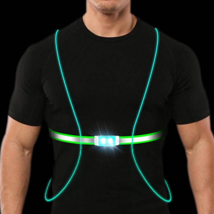 USB Rechargeable Running Light Strap Chest Light(Blue) - free shipping - PMC TechLife - Order now!