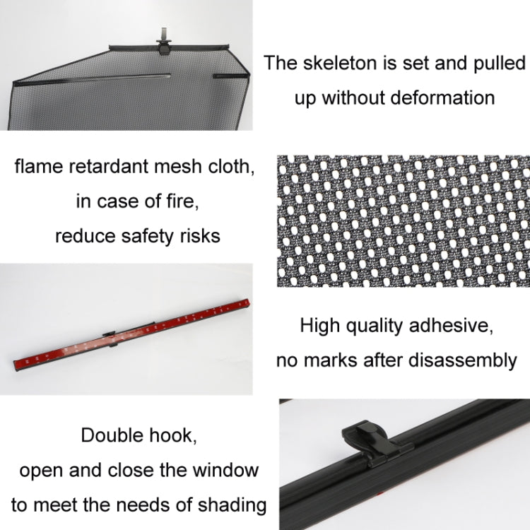 Automobile Automatic Lift Glass Window Sunshade, Specification: Rear Right Window - Window Foils & Solar Protection by PMC TechLife | Online Shopping South Africa | PMC TechLife | Buy Now Pay Later Mobicred