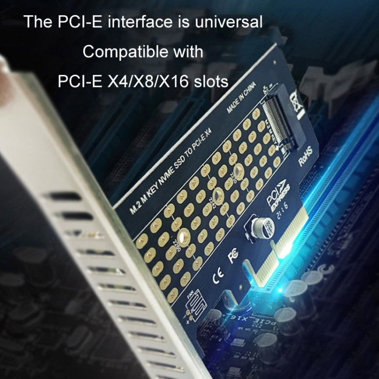 5pcs NVME Transfer Card M.2 To PCIE3.0/4.0 Full Speed X4 Expansion Card, Style: Full Height - Card Adapter by PMC Jewellery | Online Shopping South Africa | PMC Jewellery | Buy Now Pay Later Mobicred