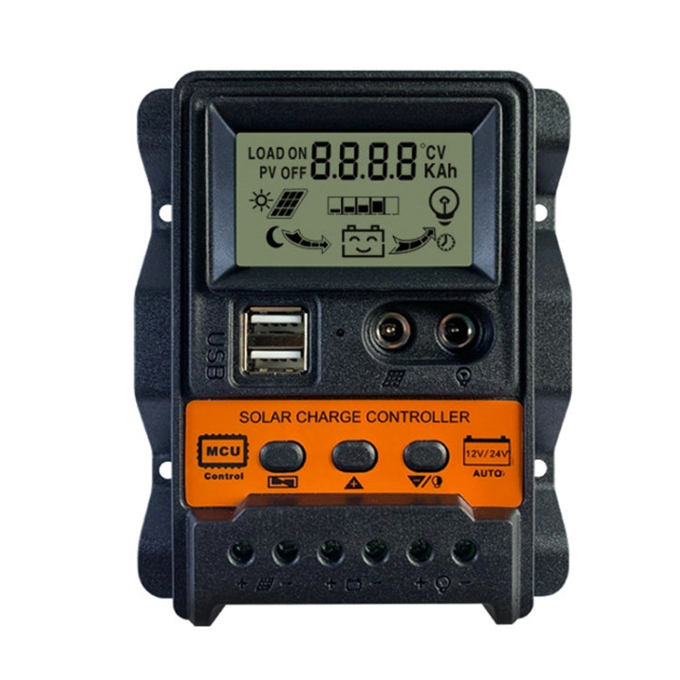 Dual DC Current 12V/24V Solar Controller LCD PWM Photovoltaic Power Generation Controller(30A) - Others by PMC TechLife | Online Shopping South Africa | PMC TechLife | Buy Now Pay Later Mobicred