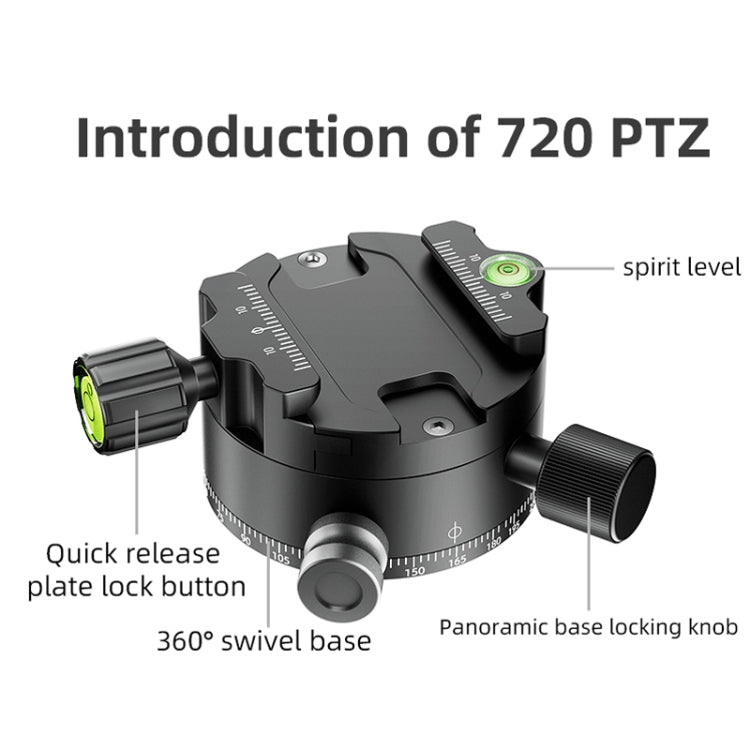 BEXIN  GH-720A Tripod Head  720 Degree Rotating Panorama Head - free shipping - PMC TechLife - Order now!
