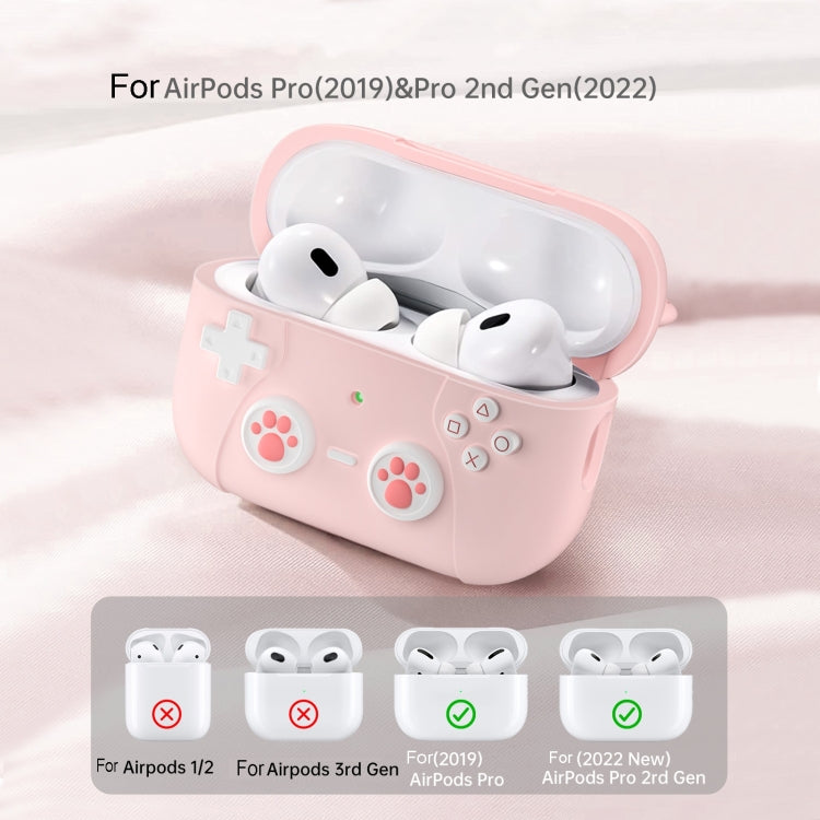 For AirPods 3 Earphone Silicone Protective Case Cat Claw Cover(Light Pink) - For AirPods 3 by PMC Jewellery | Online Shopping South Africa | PMC Jewellery | Buy Now Pay Later Mobicred
