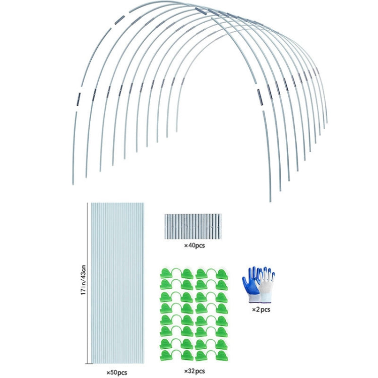 Garden Arch Greenhouse Hoops Rustproof Steel Tunnel Hoop Frame Plant Support, Speci: L  5  Rods 10 Arches - Plant Support & Care by PMC TechLife | Online Shopping South Africa | PMC TechLife | Buy Now Pay Later Mobicred