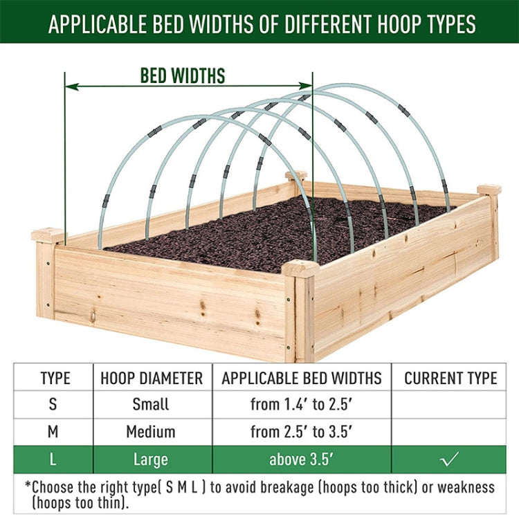 Garden Arch Greenhouse Hoops Rustproof Steel Tunnel Hoop Frame Plant Support, Speci: L  5  Rods 10 Arches - Plant Support & Care by PMC TechLife | Online Shopping South Africa | PMC TechLife | Buy Now Pay Later Mobicred