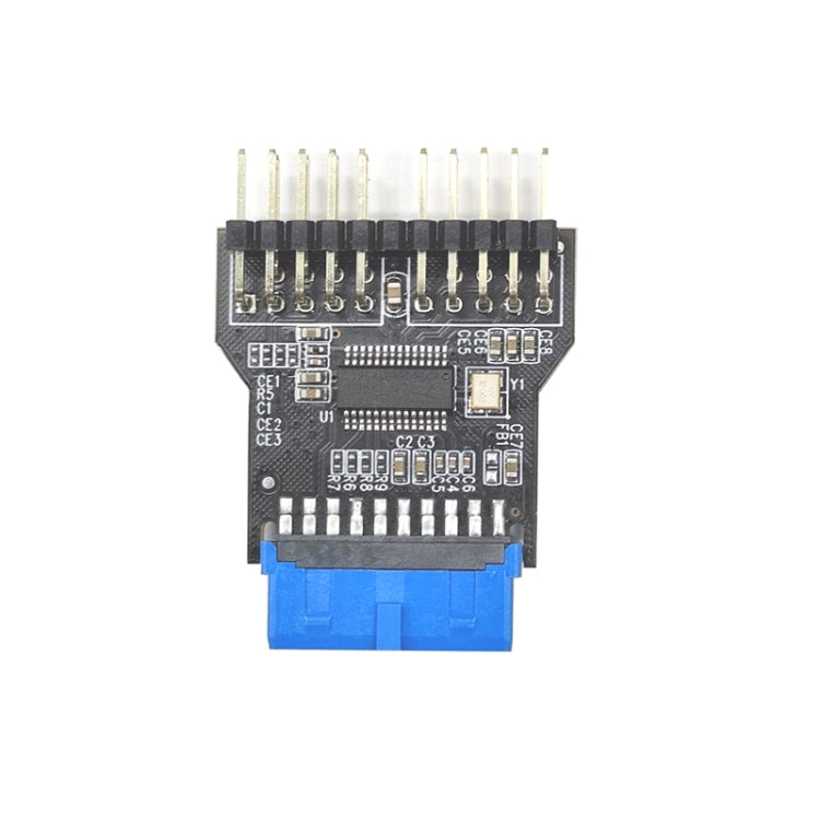USB3.0 19Pin to Dual 9Pin Connectors Header Female 1 to 2 Male Board 9-Pin USB 2.0 HUB - USB 2.0 HUB by PMC TechLife | Online Shopping South Africa | PMC TechLife