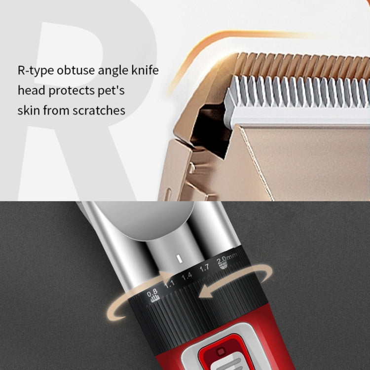 Puppy Shaver Pet Electric Shaver Cat Haircutter Set, Color: Red Standard - Electric Clipper by PMC TechLife | Online Shopping South Africa | PMC TechLife | Buy Now Pay Later Mobicred