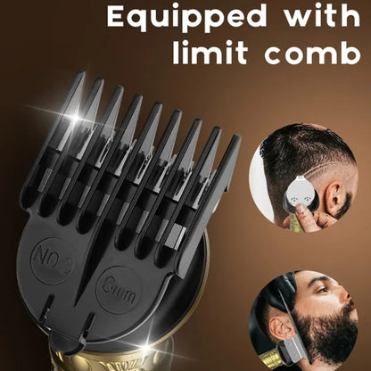 6 In 1 Men Multi-Functional Clipper Metal Body Hair Cutting(Bronze) - Hair Trimmer by PMC Jewellery | Online Shopping South Africa | PMC Jewellery | Buy Now Pay Later Mobicred