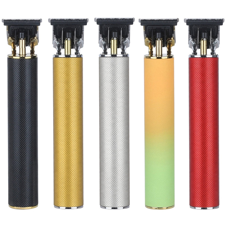 Hollow T-shape Ceramic Cutter Head USB Charging Engraving Electric Hair Clipper, Color: Red - free shipping - PMC TechLife - Order now!
