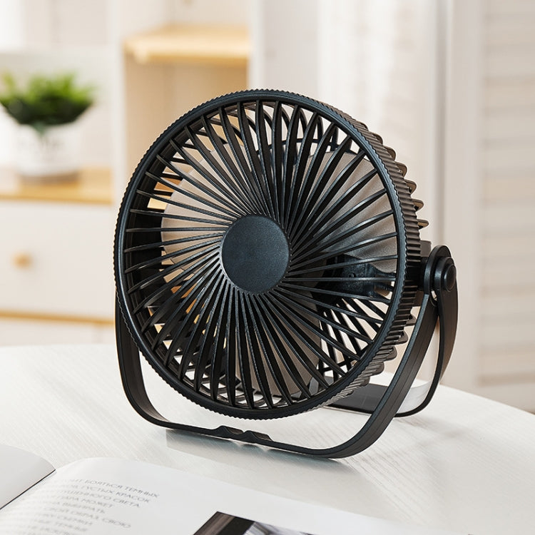3-in-1 Electric Fan Wall Mounted Desktop Quiet Brushless Turbine Mini Fan, Style: Rechargeable(Black) - Electric Fans by PMC TechLife | Online Shopping South Africa | PMC TechLife | Buy Now Pay Later Mobicred