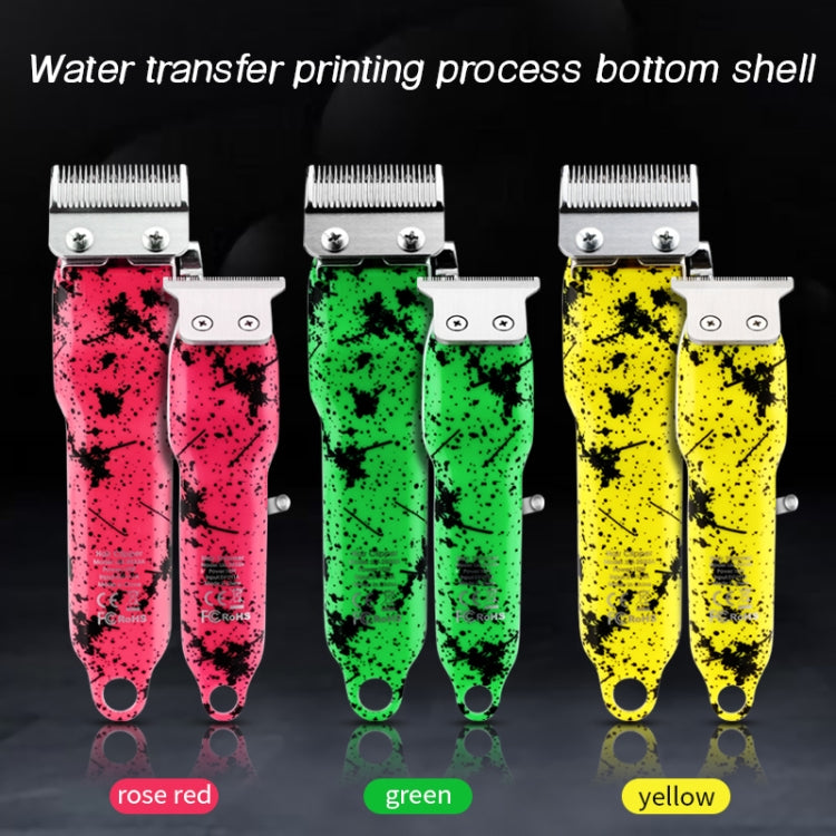 Haircutter Set Transparent Body Oil Head Electric Hair Clipper Men Home Electric Pusher(Earl Red) - free shipping - PMC TechLife - Order now!