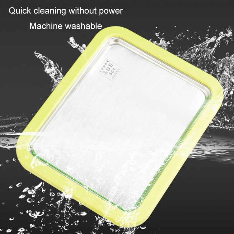 Mini Household Fried Yogurt Machine Children Homemade DIY Fried Ice Tray, Color: Stainless Steel White 22.5x17.5cm - free shipping - PMC TechLife - Order now!