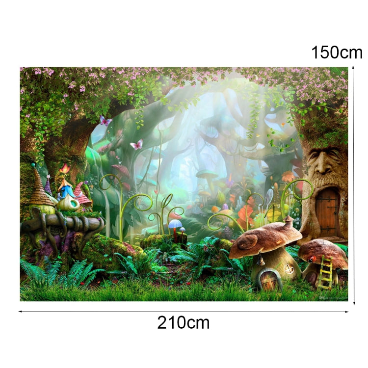 150 X 210cm Fantasy Forest Photography Background Cloth Cartoon Kids Party Decoration Backdrop(6359) - Cartoon by PMC TechLife | Online Shopping South Africa | PMC TechLife | Buy Now Pay Later Mobicred