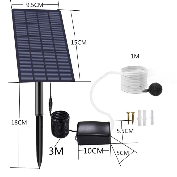 5V/2.5W Solar Direct Drive Aeration Pump Battery Free Solar Drive Oxygen Pump DC Fish Pond Aerator - Air Pumps by PMC TechLife | Online Shopping South Africa | PMC TechLife | Buy Now Pay Later Mobicred